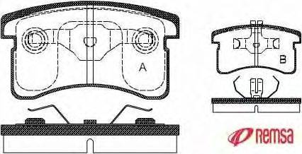 Комплект тормозных колодок, дисковый тормоз METZGER 21969