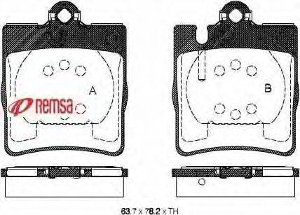 Комплект тормозных колодок, дисковый тормоз METZGER 21898