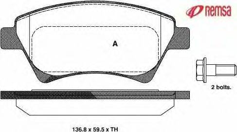 Комплект тормозных колодок, дисковый тормоз METZGER 23930