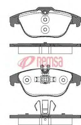 Комплект тормозных колодок, дисковый тормоз METZGER 24253