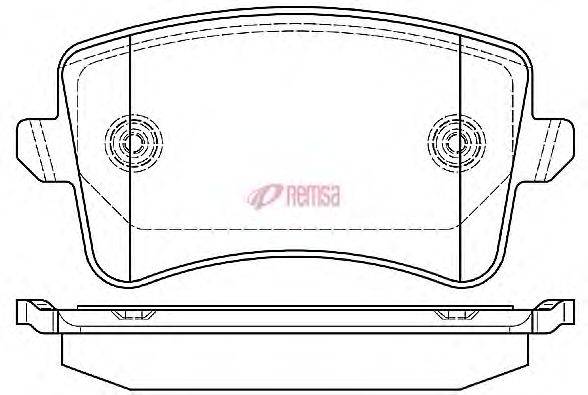 Комплект тормозных колодок, дисковый тормоз METZGER 24606
