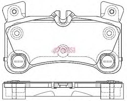 Комплект тормозных колодок, дисковый тормоз METZGER 24296