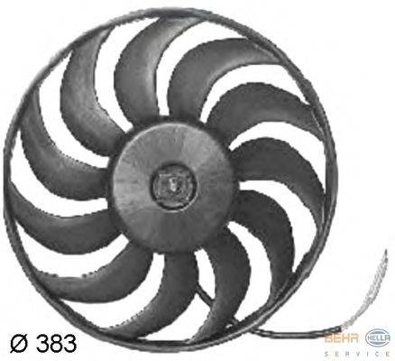 Вентилятор, охлаждение двигателя BEHR HELLA SERVICE 8EW 351 034-781