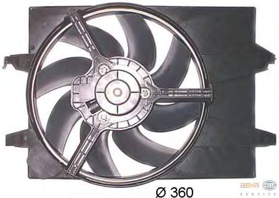 Вентилятор, охлаждение двигателя BEHR HELLA SERVICE 8EW 351 043-771