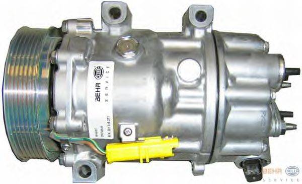 Компрессор, кондиционер BEHR HELLA SERVICE 8FK 351 316-371