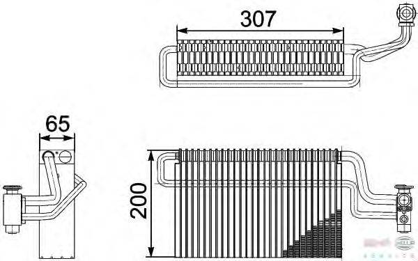 BEHR HELLA SERVICE (НОМЕР: 8FV 351 336-111) Испаритель, кондиционер