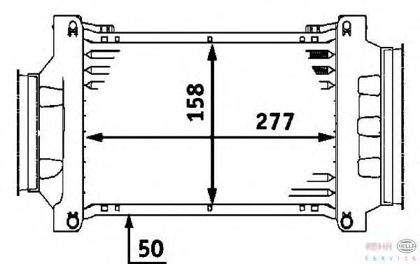 Интеркулер BEHR HELLA SERVICE 8ML 376 723-431