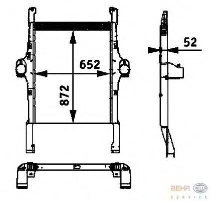 Интеркулер BEHR HELLA SERVICE 8ML 376 724-251