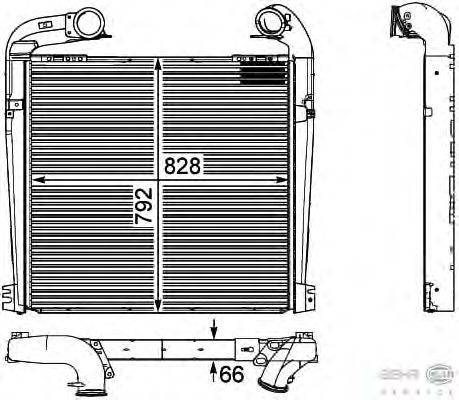 Интеркулер BEHR HELLA SERVICE 8ML 376 730-571