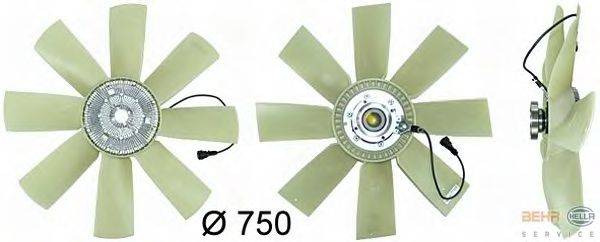 Вентилятор, охлаждение двигателя BEHR HELLA SERVICE 8MV 376 731-481