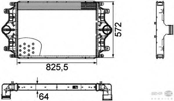 Интеркулер BEHR HELLA SERVICE 8ML 376 760-421