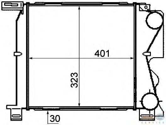 Интеркулер BEHR HELLA SERVICE 8ML 376 760-691