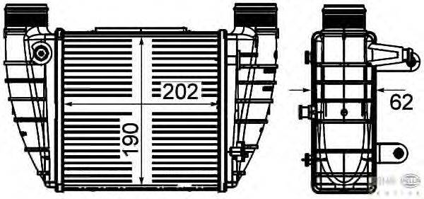 Интеркулер BEHR HELLA SERVICE 8ML 376 899-051