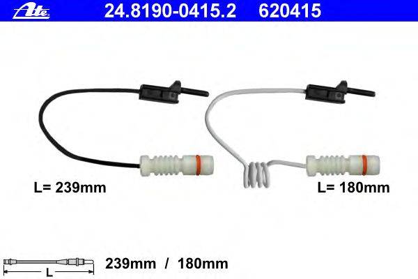 Сигнализатор, износ тормозных колодок ATE 24819004152