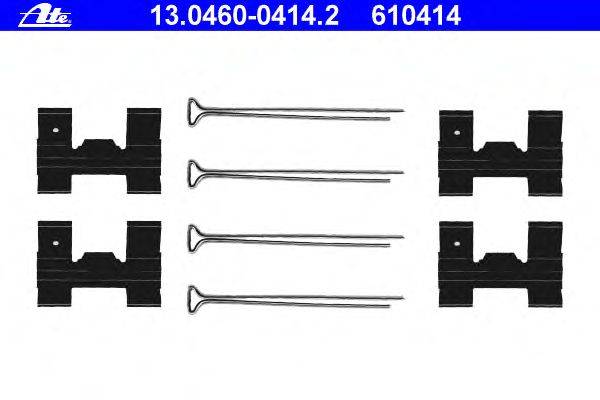 Комплектующие, колодки дискового тормоза ATE 13.0460-0414.2