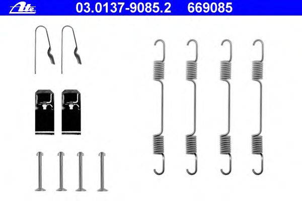 Комплектующие, тормозная колодка ATE 03.0137-9085.2