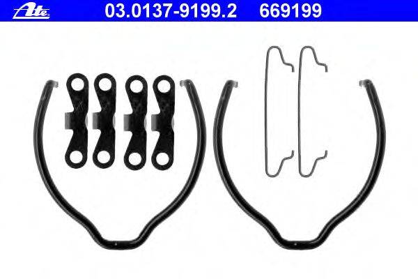 Комплектующие, стояночная тормозная система ATE 03.0137-9199.2