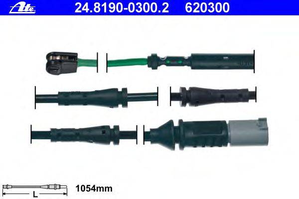 Сигнализатор, износ тормозных колодок ATE 24819003002