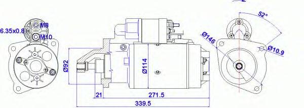 Стартер SCHMITZ CARGOBULL 111499