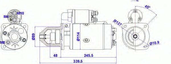 Стартер EFEL 38110