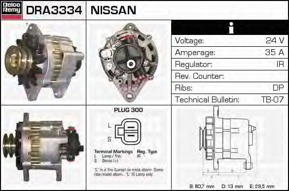 Генератор NISSAN 23100-C8604-EP