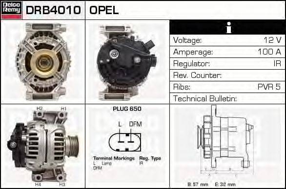 Генератор DELCO REMY DRB4010