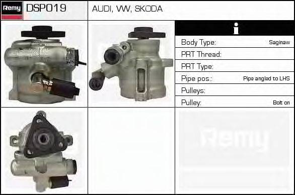 Гидравлический насос, рулевое управление DELCO REMY DSP019