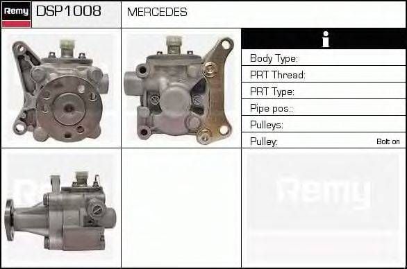 Гидравлический насос, рулевое управление DELCO REMY DSP1008