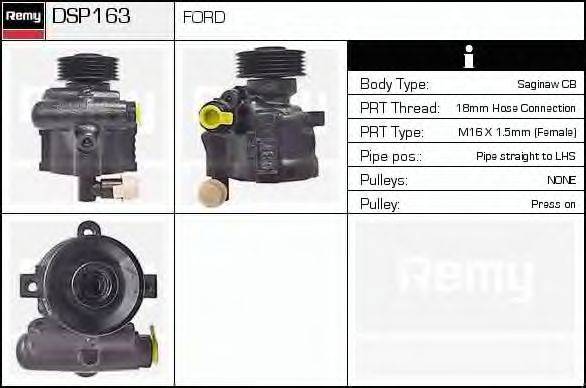 Гидравлический насос, рулевое управление DELCO REMY DSP163