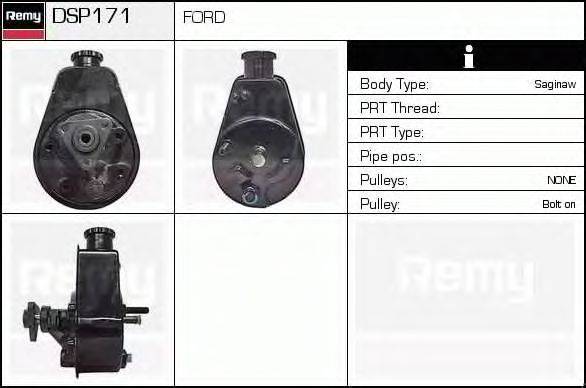 Гидравлический насос, рулевое управление DELCO REMY DSP171