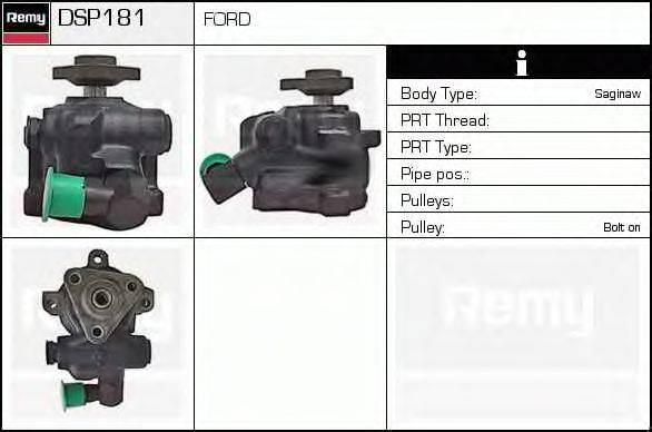 Гидравлический насос, рулевое управление DELCO REMY DSP181