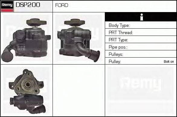 Гидравлический насос, рулевое управление DELCO REMY DSP200