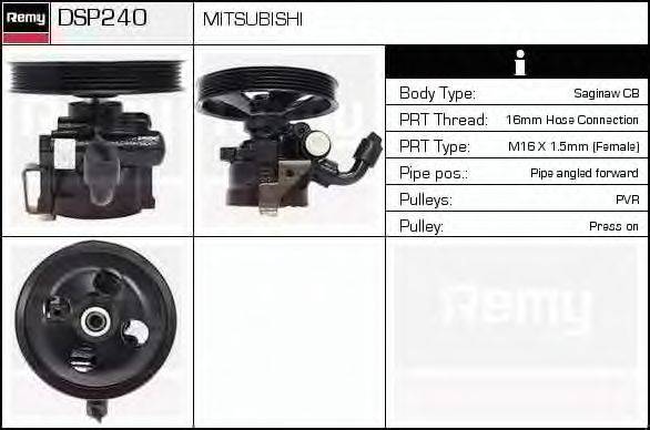 Гидравлический насос, рулевое управление DELCO REMY DSP240