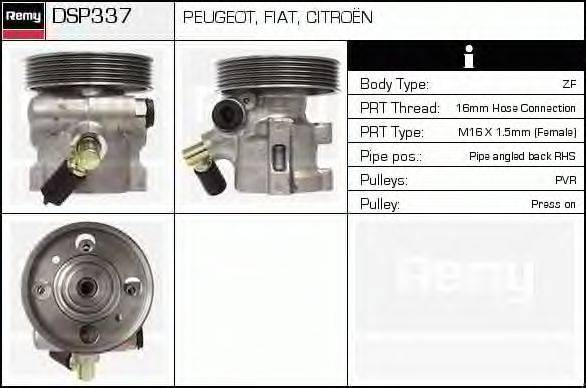 Гидравлический насос, рулевое управление DELCO REMY DSP337