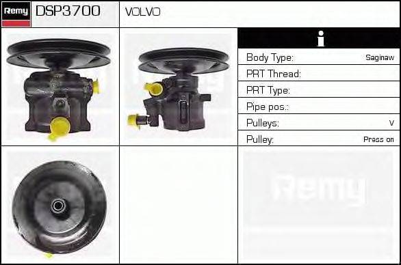 Гидравлический насос, рулевое управление DELCO REMY DSP3700