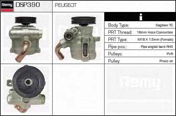 Гидравлический насос, рулевое управление DELCO REMY DSP390