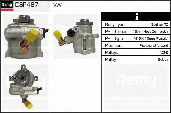 Гидравлический насос, рулевое управление DELCO REMY DSP487