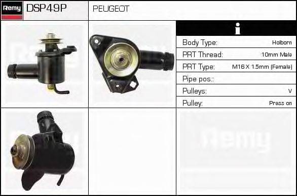 Гидравлический насос, рулевое управление DELCO REMY DSP49P