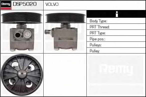 Гидравлический насос, рулевое управление DELCO REMY DSP5020