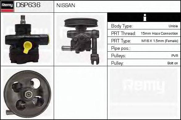 Гидравлический насос, рулевое управление DELCO REMY DSP636