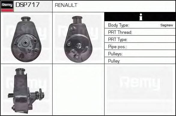 Гидравлический насос, рулевое управление DELCO REMY DSP717