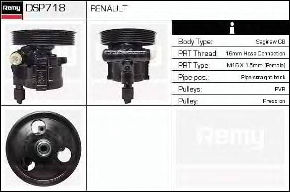 Гидравлический насос, рулевое управление DELCO REMY DSP718