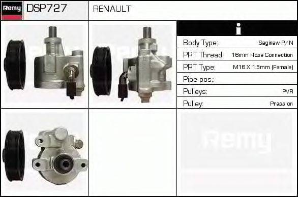 Гидравлический насос, рулевое управление DELCO REMY DSP727