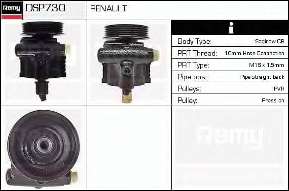 Гидравлический насос, рулевое управление DELCO REMY DSP730