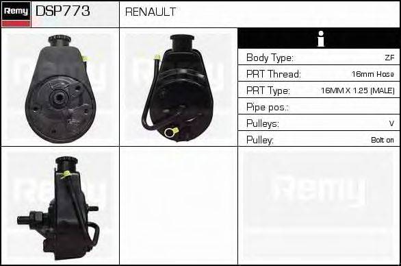 Гидравлический насос, рулевое управление DELCO REMY DSP773