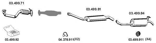 Система выпуска ОГ EBERSPÄCHER 032072