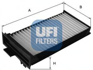 Фильтр, воздух во внутренном пространстве UFI 5310400