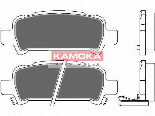 Комплект тормозных колодок, дисковый тормоз KAMOKA 101116