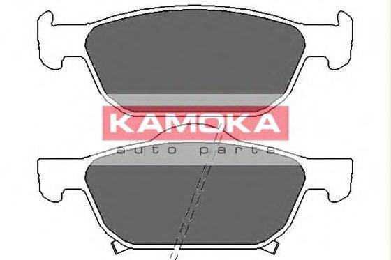 Комплект тормозных колодок, дисковый тормоз KAMOKA JQ101138
