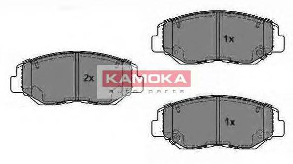 Комплект тормозных колодок, дисковый тормоз KAMOKA JQ1018296